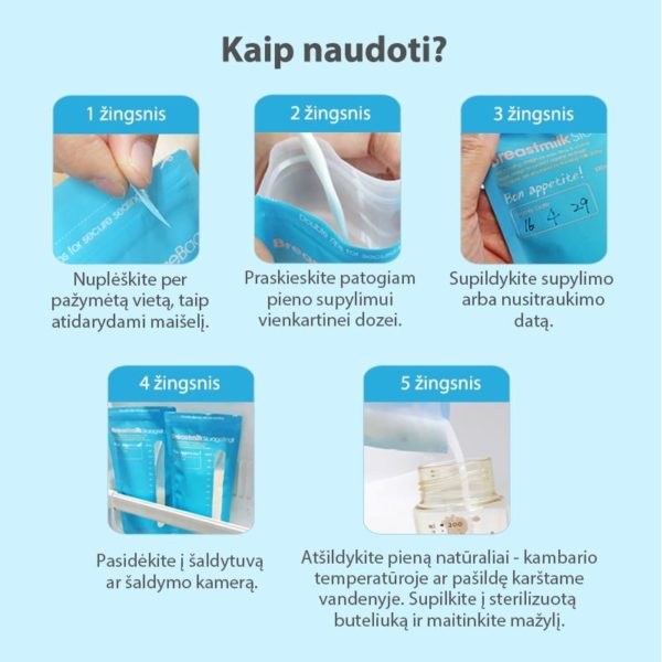Mother-K Breast Milk Storage Bags