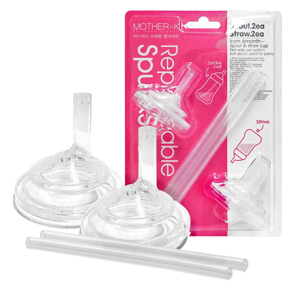 Mother-K Straw Set for PPSU Straw Cup, 2 pcs.