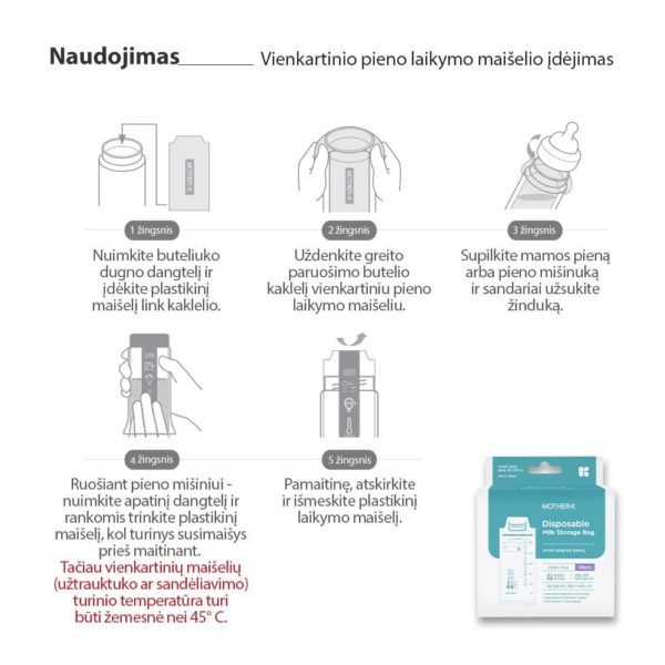 MOTHER-K Disposable Feeding Bottle