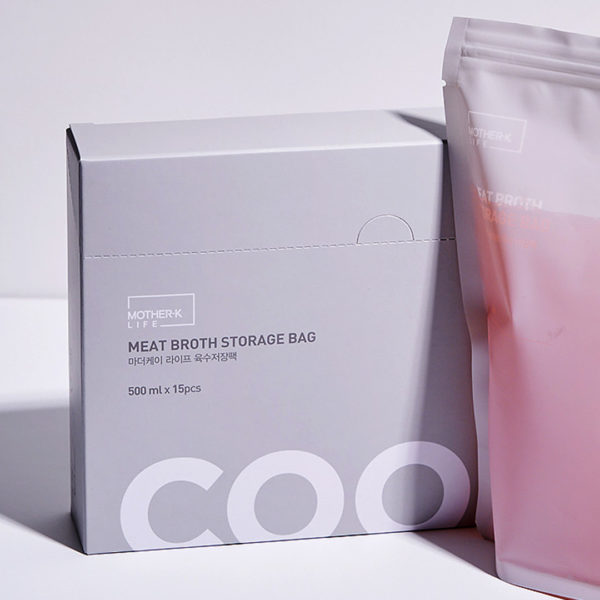  NEW! Mother-K "LIFE" Meat Broth Storage Bags (15 pcs.)