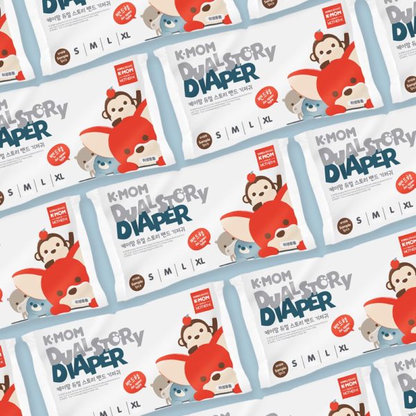 NEW! Diaper "Dual Story" sample, 1 pcs.