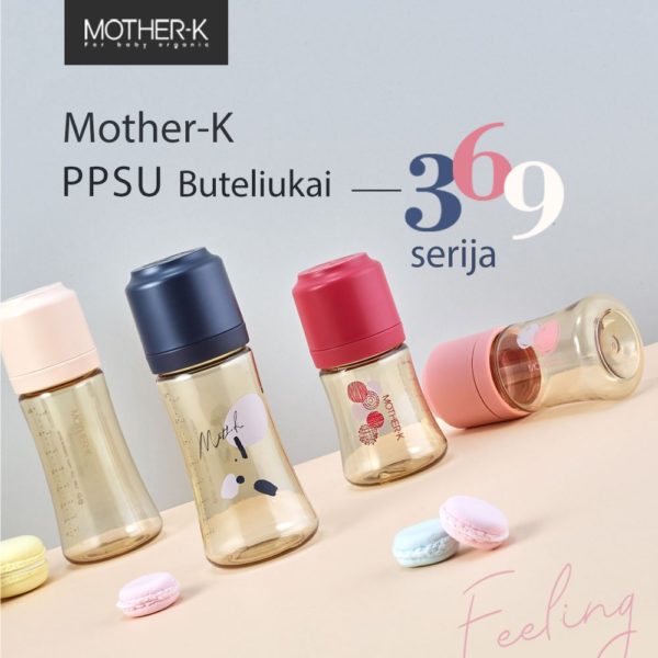 Mother-K PPSU Feeding Bottle "3-6-9"