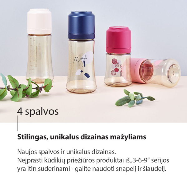 Mother-K PPSU Feeding Bottle "3-6-9"