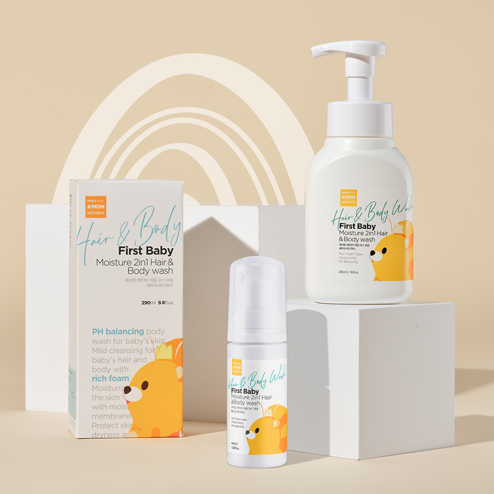 K-MOM Hair and Body wash for babies & children
