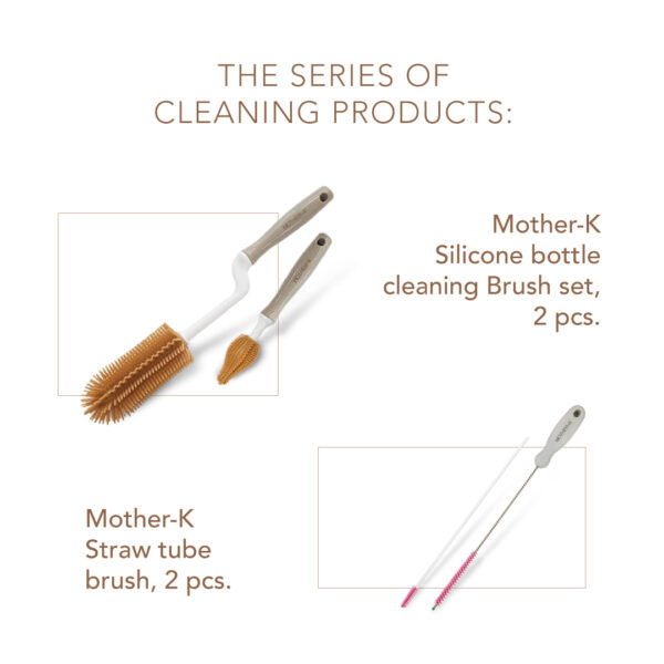 Mother-K Straw Tube Brush, 2pcs set
