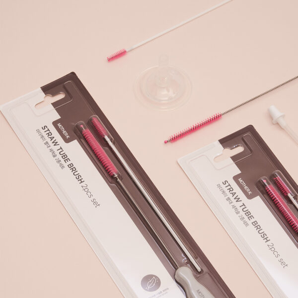 Mother-K Straw Tube Brush, 2pcs set