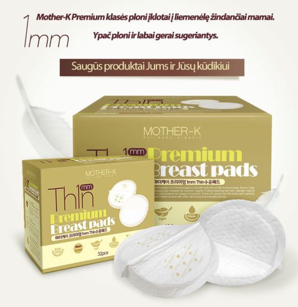 Mother-K  Premium Class, Extra-thin Breast Pads