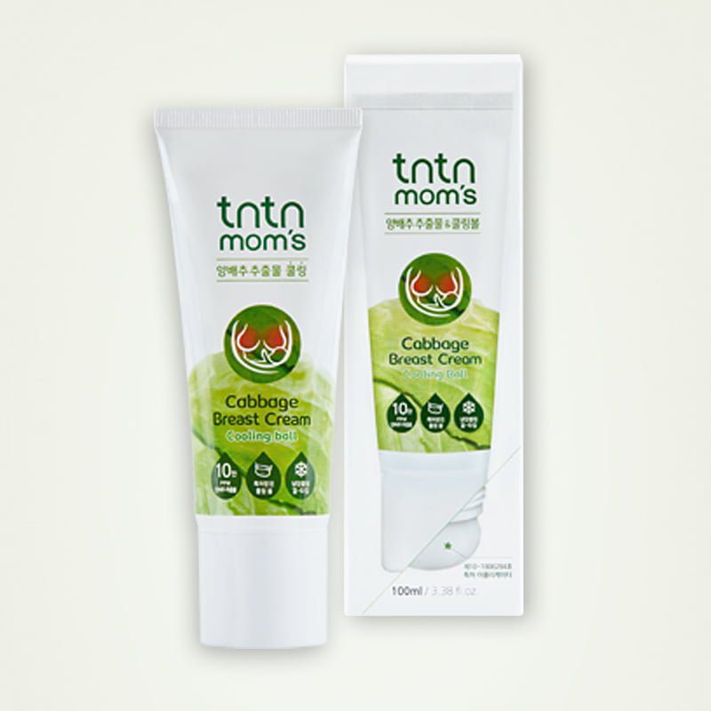 TnTn Mom's Cabbage Breast Cream with Cooling Applicator