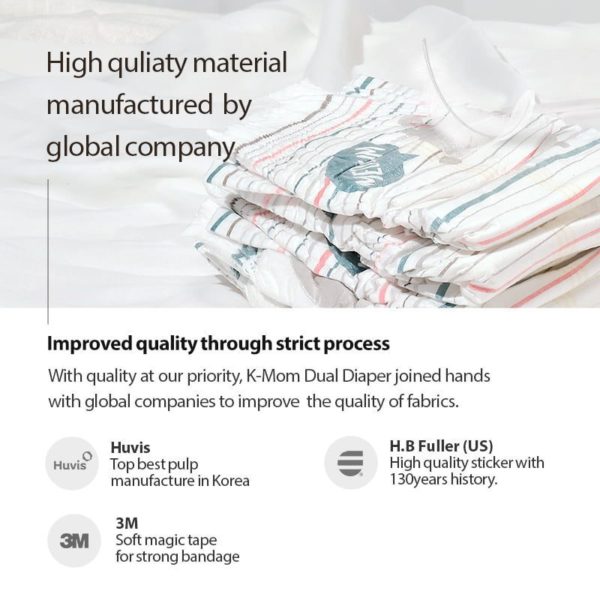 “Dual Story” diapers, size M (5-8 kg | 60 pcs.)