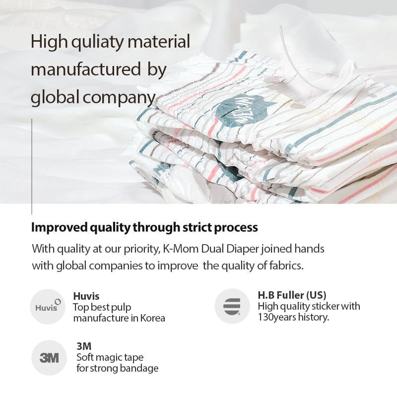 “Dual Story” diapers, size S (2-5 kg | 68 pcs.)