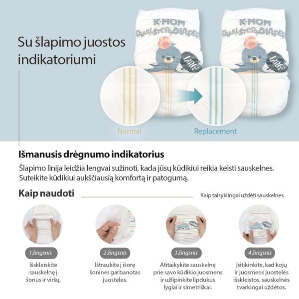NEW! Diaper "Dual Story" sample, 1 pcs.
