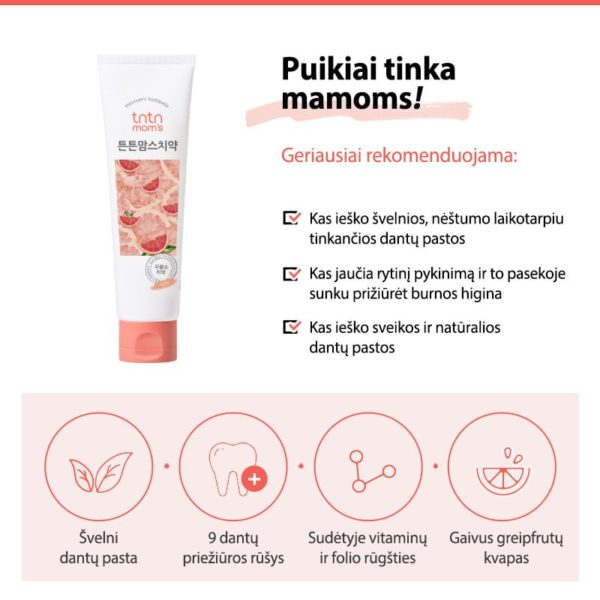 TnTn Mom's Grapefruit Toothpaste