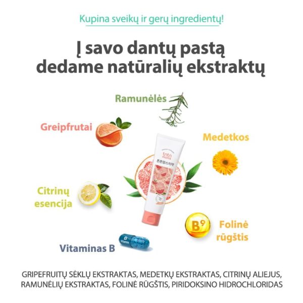 TnTn Mom's Grapefruit Toothpaste