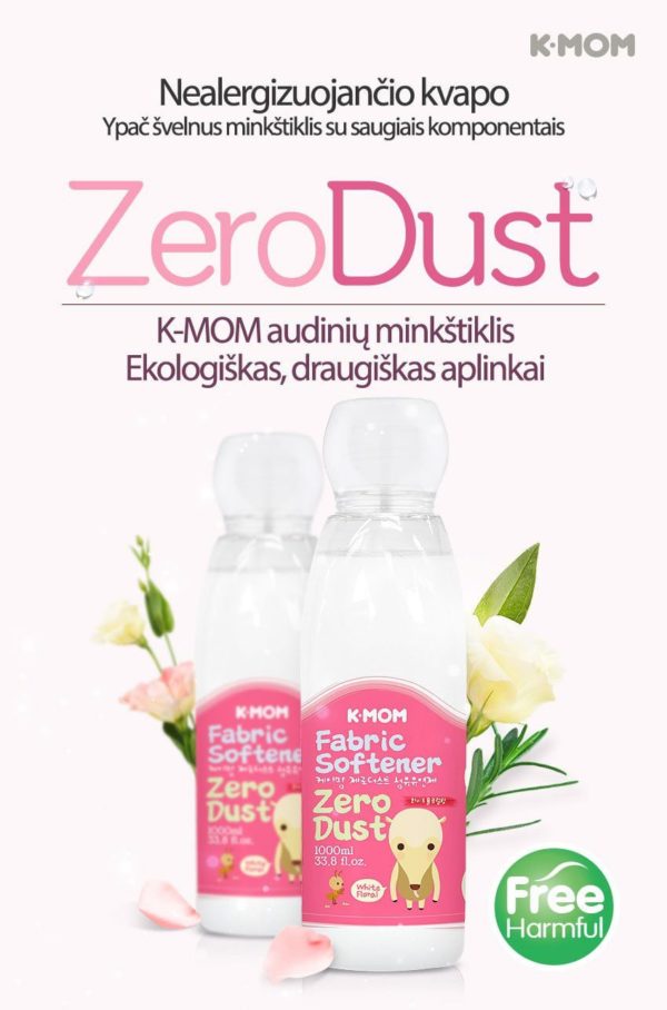  K-MOM "Zero Dust" Laundry Softener (White Flower Scent)