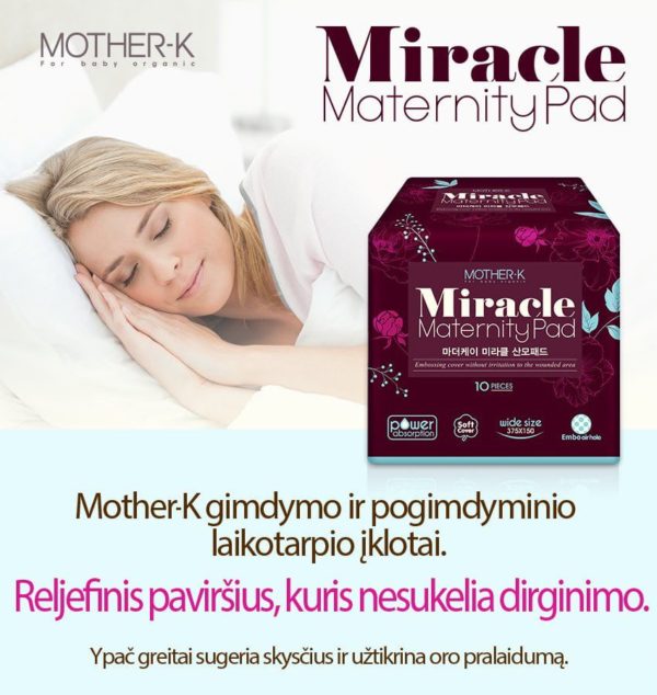  Mother-K  Maternity Pads after giving birth, 10 pcs.