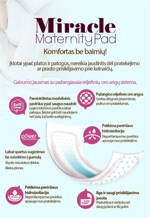  Mother-K  Maternity Pads after giving birth, 10 pcs.
