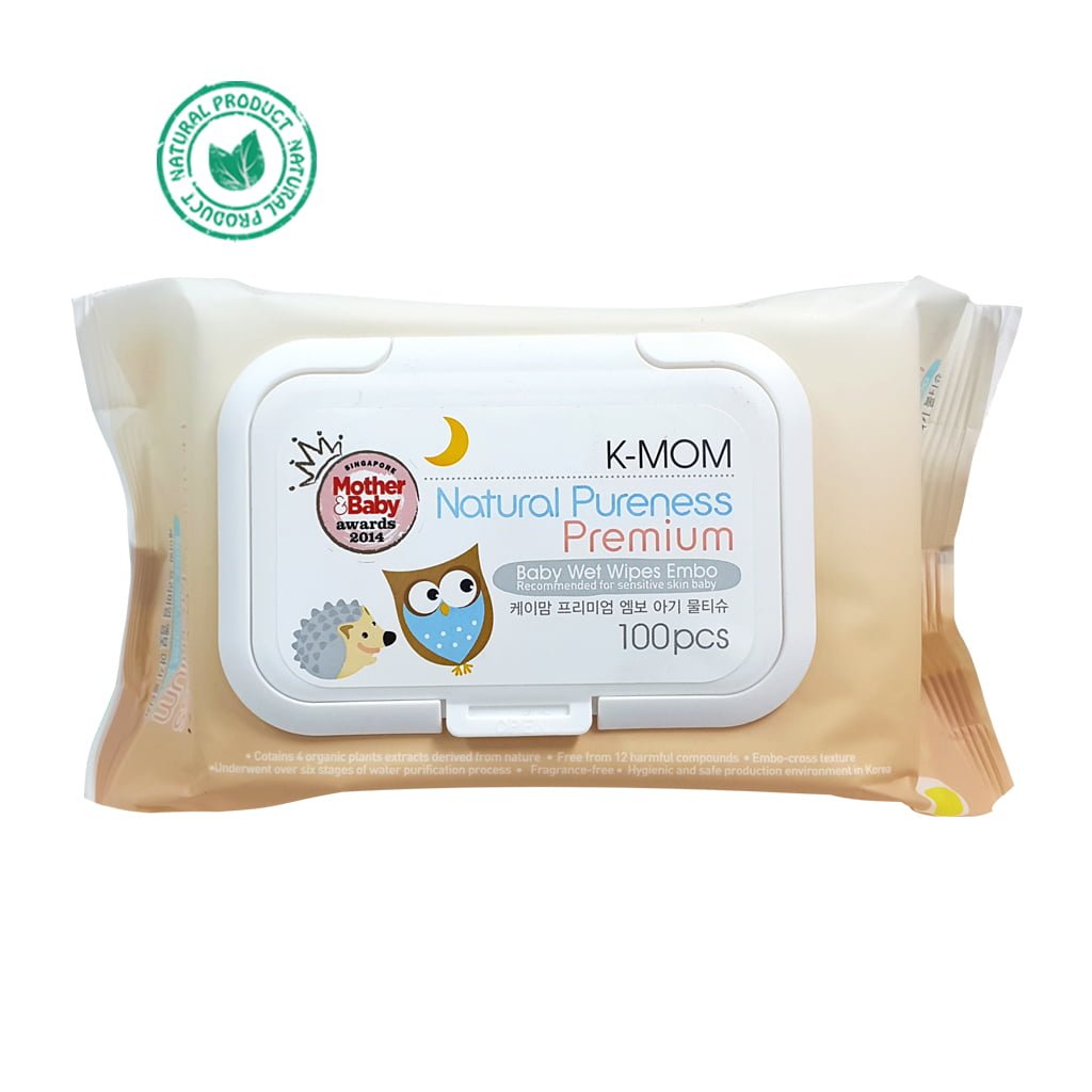 Organic Wet Wipes “PREMIUM” with a Lid (100 pcs.)