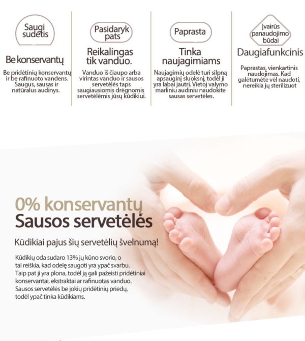 K-MOM Premium Dry Tissues
