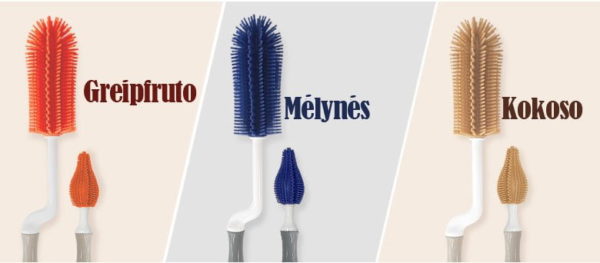 Mother-K Silicone Bottle Cleaning Brushe Set