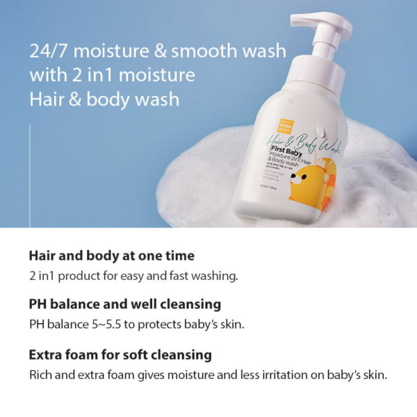 K-MOM Hair and Body wash for babies & children