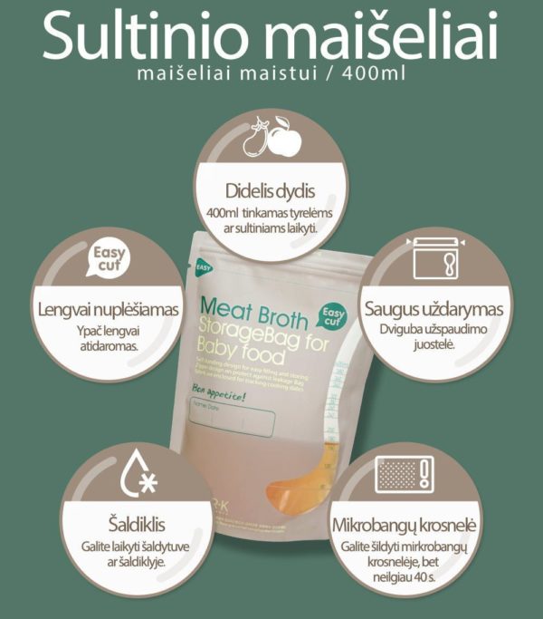  Mother-K  Storage Bags for Broth (25 pcs.)