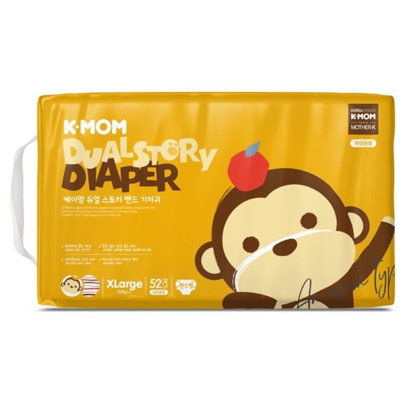 “Dual Story” diapers, size XL (from 11 kg | 52 pcs.)