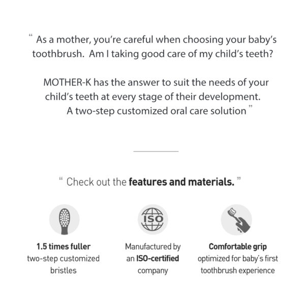 K-MOM Kids Toothbrush I step (from 2 till 5 years)