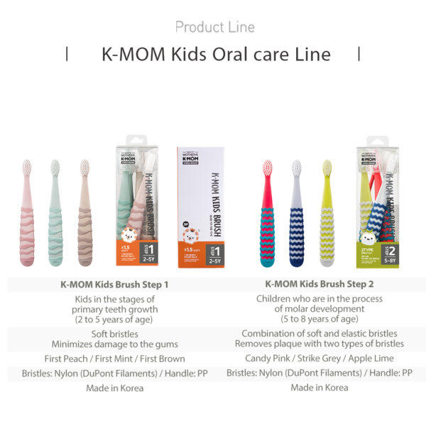 K-MOM Kids Toothbrush I step (from 2 till 5 years)