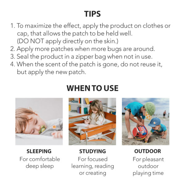 K-MOM mosquito repellent patch