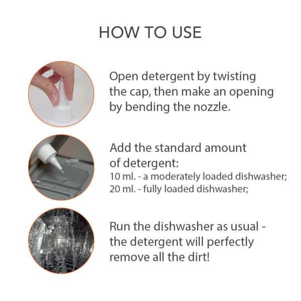 Mother-K LIFE Dishwasher Detergent, 470 ml